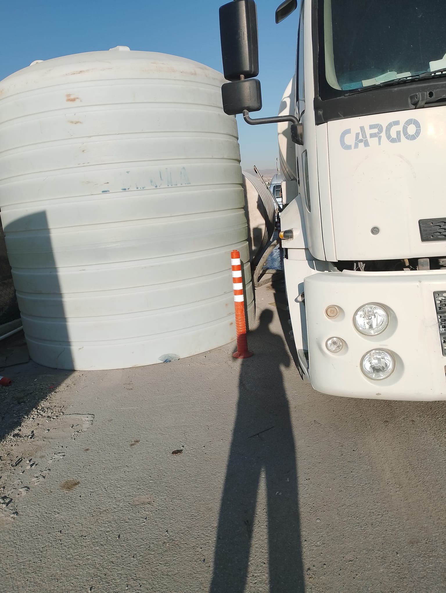 Ankara havuz suyu dolumu - büyük polietilen depo ve tanker ile su dolumu